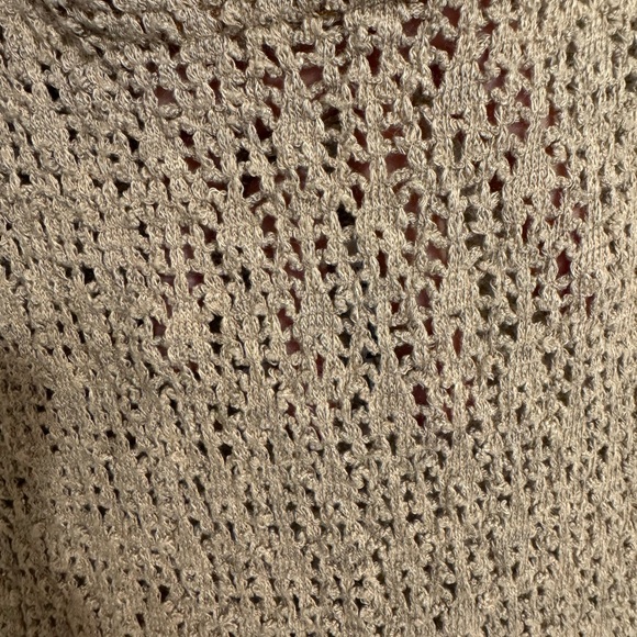 Chic Tan Knit Sleeveless Midi Dress - Picture 3 of 7